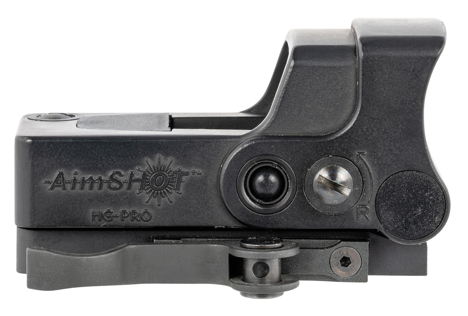 AimShot HGPROBG HG-Pro  Black Hardcoat Anodized 1x 34mm Green Crosshair Reticle