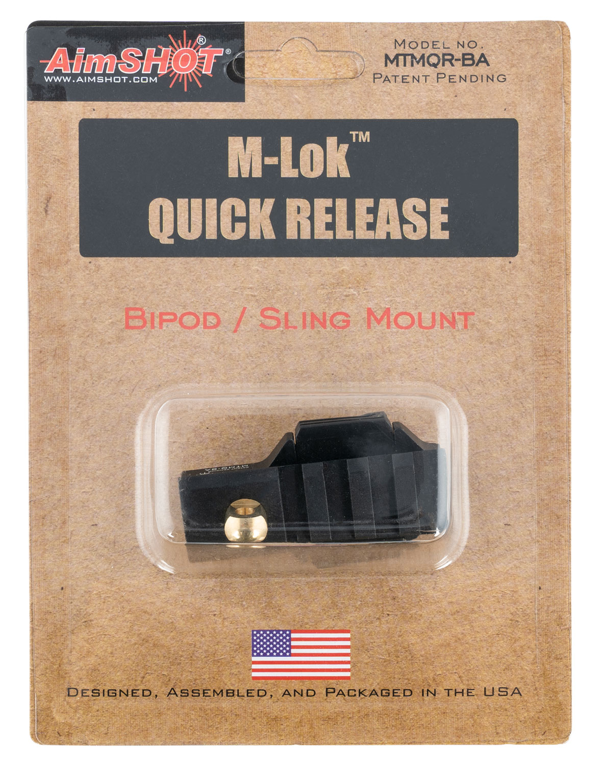 AimShot MTMQRBA Bipod Adaptor  M-LOK 2.50