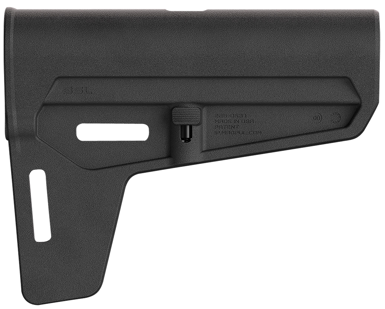 Magpul MAG1143BLK BSL Arm Brace  Black Synthetic with MLOK Compatible Slots  Ambidextrous Rear QD Cup for ARPistol Platform with MilSpec Tube Tube Not Included | 840815128861