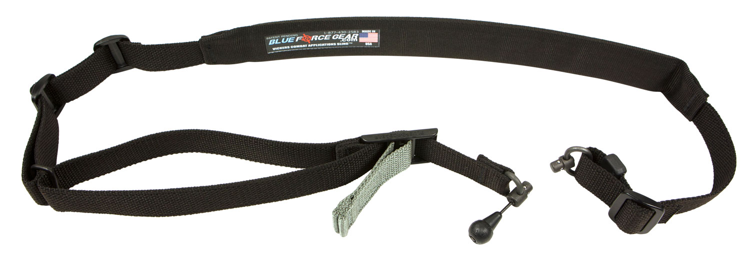 Blue Force Gear VCAS2TO1RED200AABK Vickers 221 Sling made of Black Cordura with 57