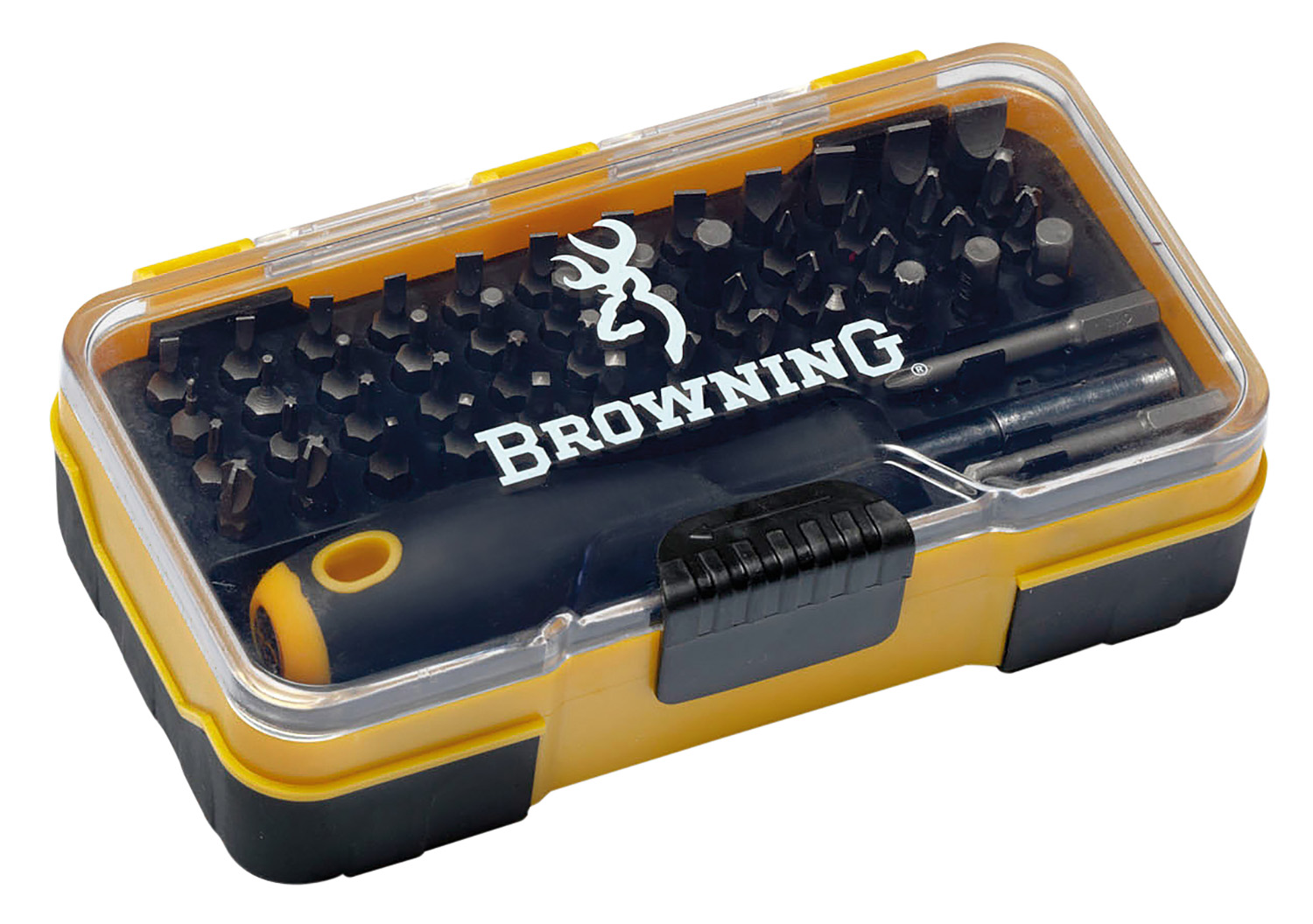 Browning 12401 Screwdriver Set  Black/Yellow 51 Pieces | 023614373407