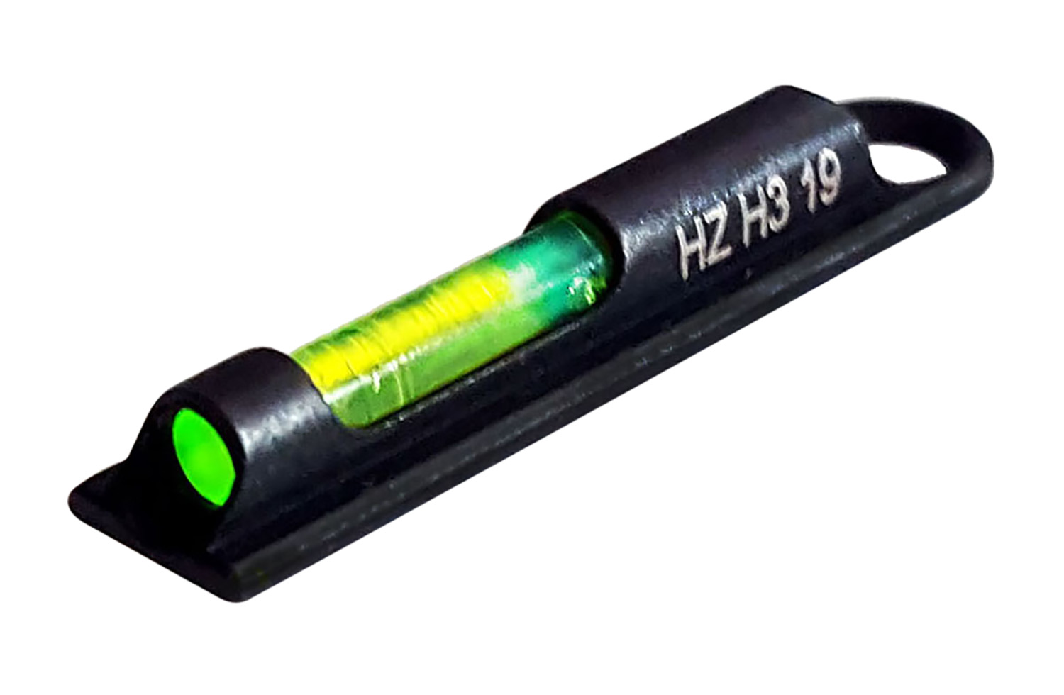 HiViz PMN301 LiteWave H3  Green Tritium with LitePipe Technology Black for 12 & 20 Shotgun with Removeable Threaded Front Bead
