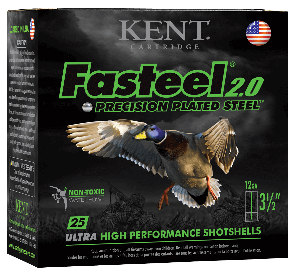 Kent Cartridge K1235FS401 Fasteel 2.0  12 Gauge 3.50