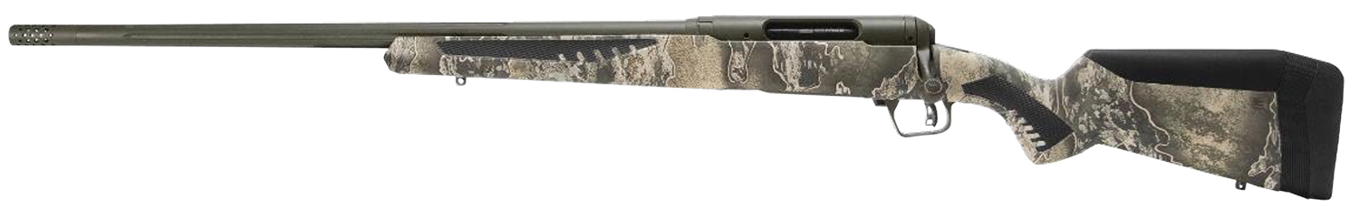 Savage Arms 57753 110 Timberline 243 Win 41 22 Inch, OD Green Cerakote, Realtree Excape Fixed AccuStock with AccuFit, Left Hand  | .243 WIN | 011356577535