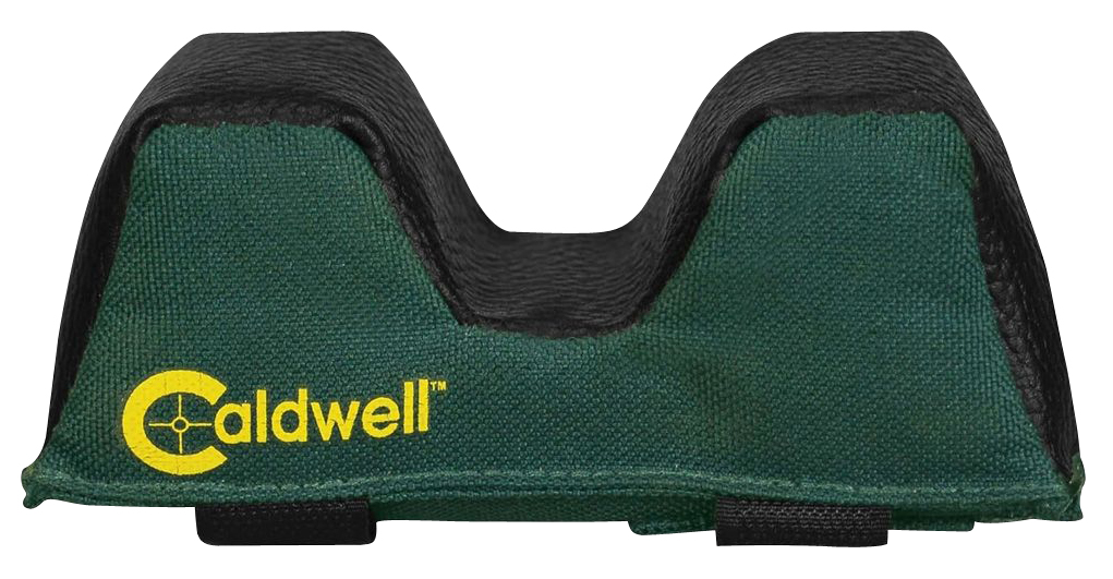 Caldwell   Shooting Rest Bag Front Bag Filled Green w/Black Accents 600D Polyester w/Leather Padding