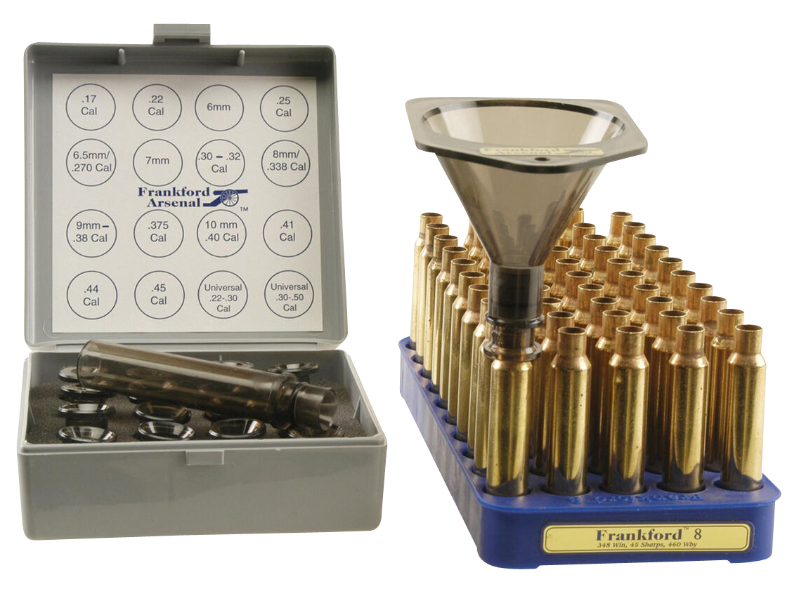 Frankford Arsenal 1136021 Powder Funnel Kit  Multi-Caliber Aluminum Rifle/Handgun Firearm