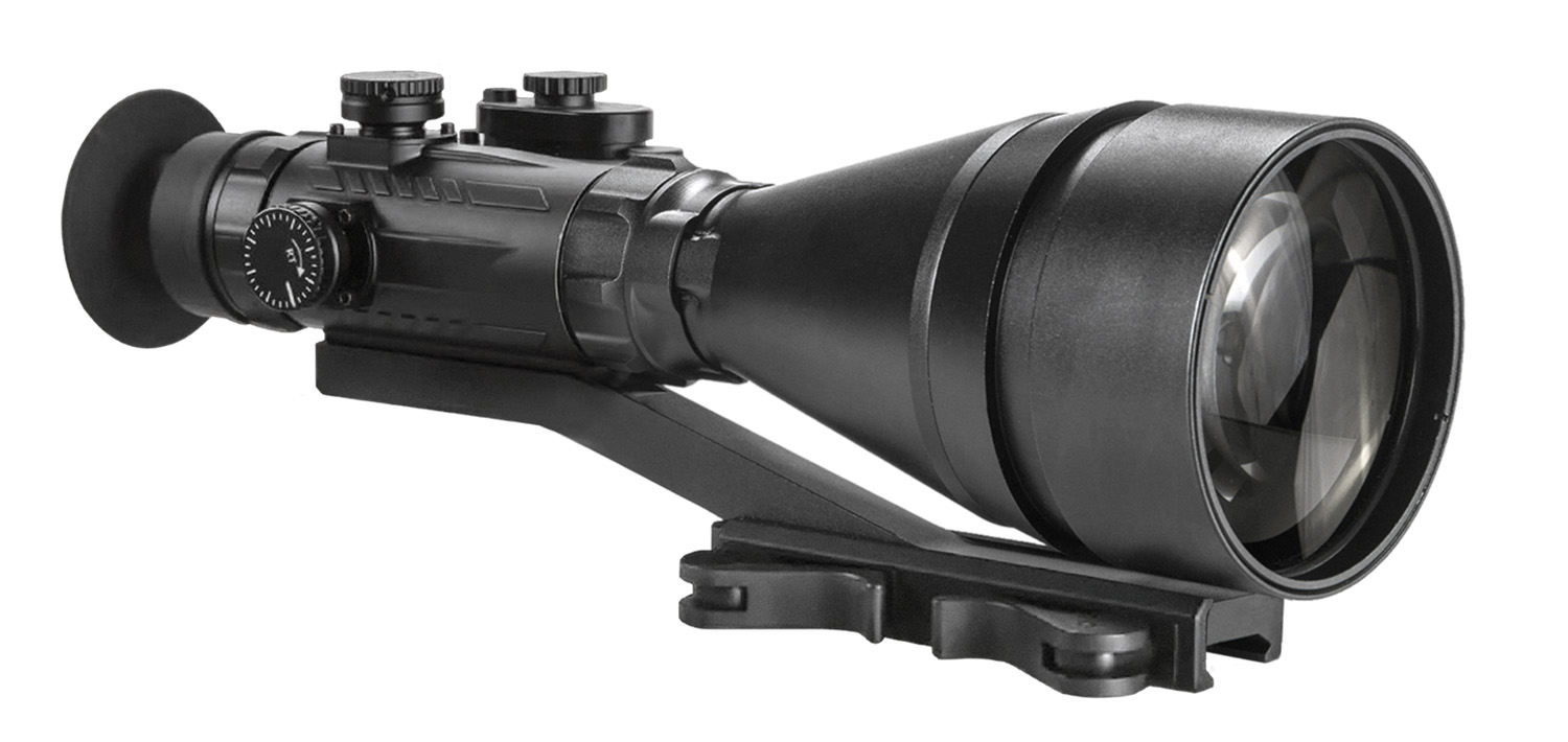 AGM Global Vision 15WP6622453011 Wolverine Pro-6 NL1 Night Vision Riflescope Matte Black 6x 100mm Gen 2+ Level 1 Illuminated Red Chevron w/Ballistic Drop Reticle (Adjustable Projected Reticle)