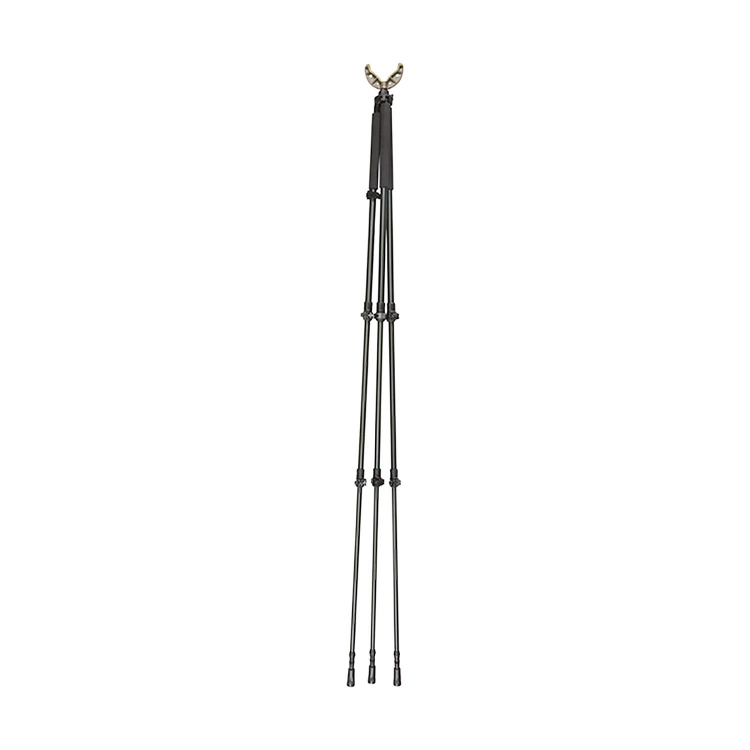Allen 21412 Axial  Tripod made of Black Aluminum with Rubber Feet, Locking Cams, Post System Attachment & 61