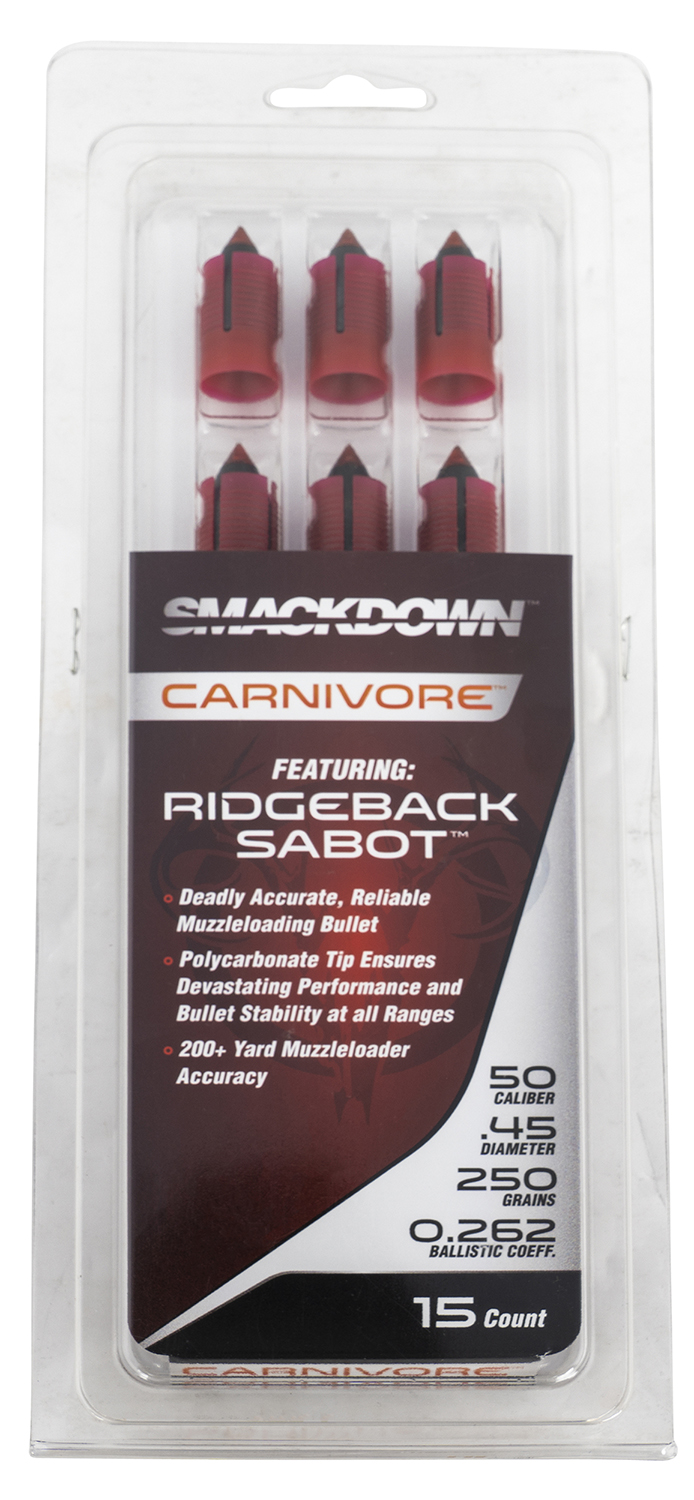 Traditions A2007 Smackdown Carnivore 50 Cal 250 gr 15