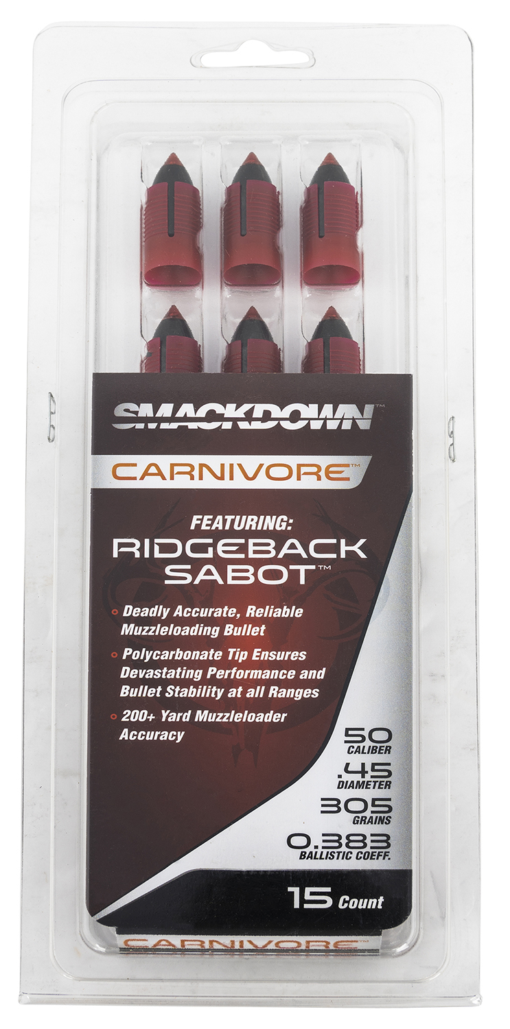 Traditions A2011 Smackdown Carnivore 50 Cal 305 gr 15