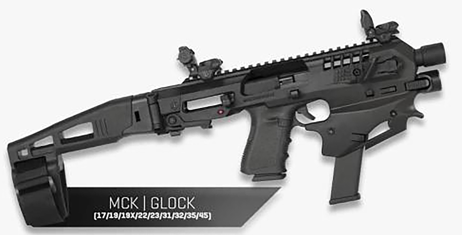 Command Arms MCKP80 MCK Conversion Kit Synthetic Black Stock for P80 with V1/V2 Slide.