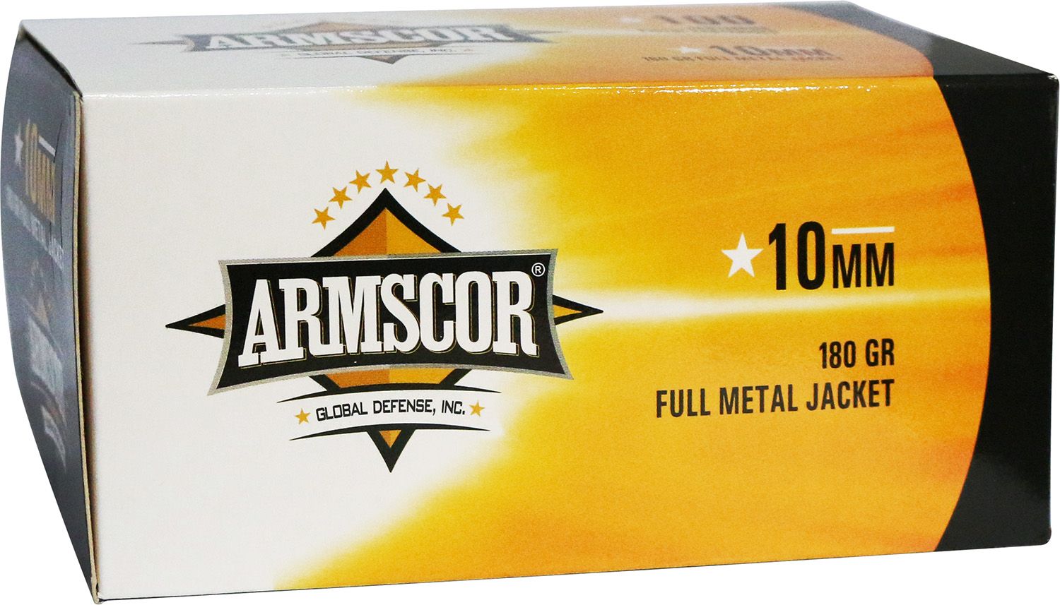 Armscor 50440 Precision Value Pack 10mm Auto 180 gr Full Metal Jacket (FMJ) 100 Per Box/12 Cs