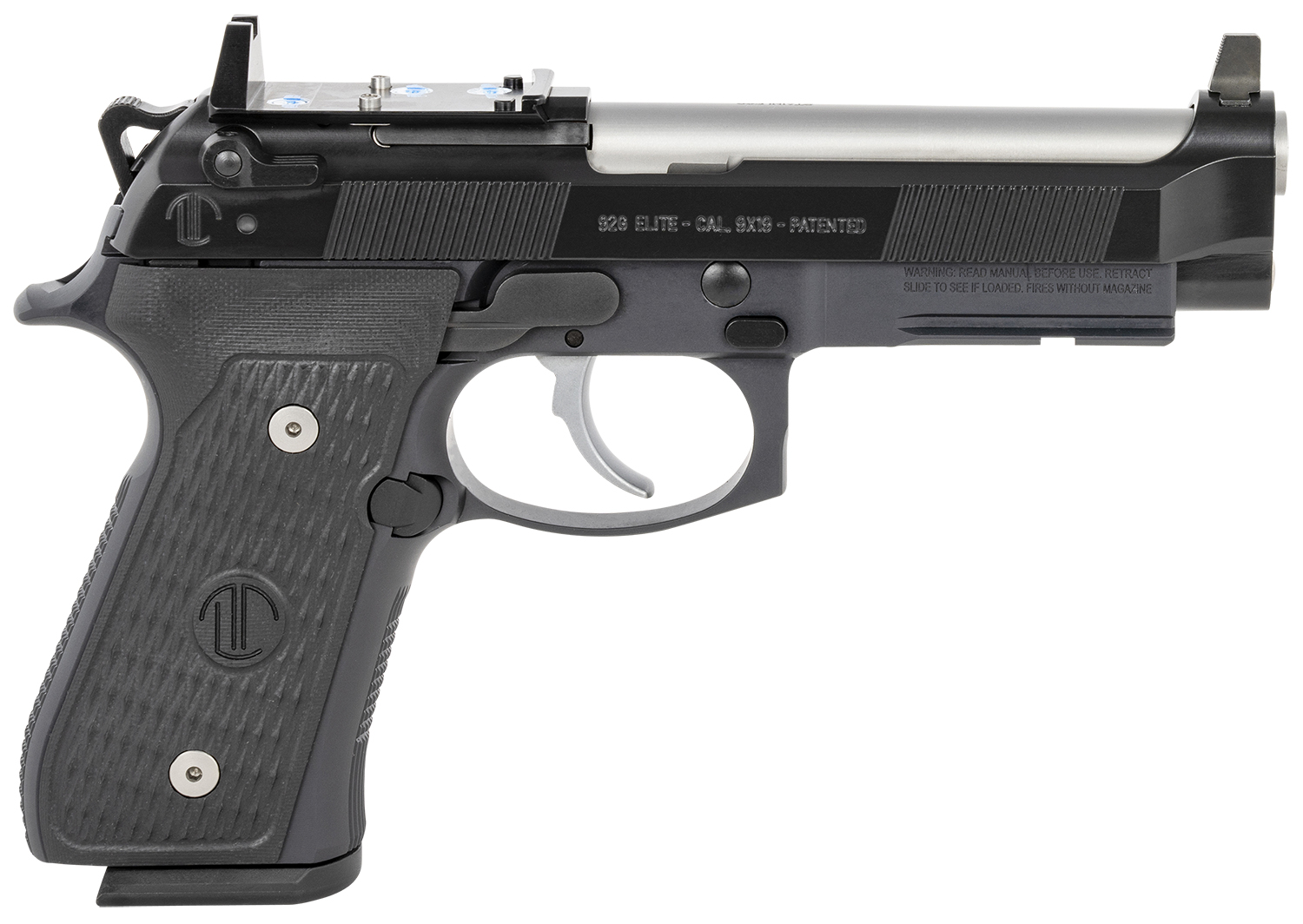 Langdon Tactical Tech LTT92ERDOTJ 92 Elite LTT  9mm Luger 4.70 Inch 171 Black Cerakote Black Steel with Red Dot Optic Cut Slide Black Polymer Grip Trigger Job | 810059260351