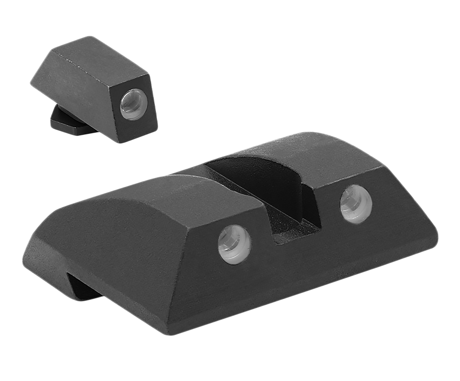 Meprolight USA 127403101 Tru-Dot  Black | Green Tritium Front Sight Green Tritium Rear Sight Set