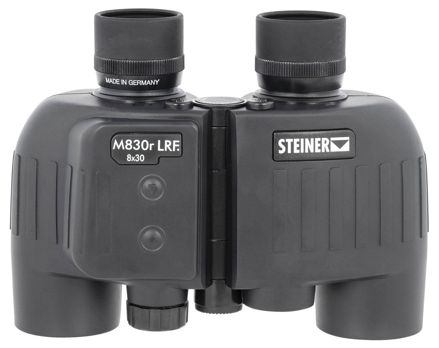 Steiner 2680 M830r Laser Rangefinder 8x30mm Mil Radian Ranging Reticle Floating Prism Black Rubber Armor