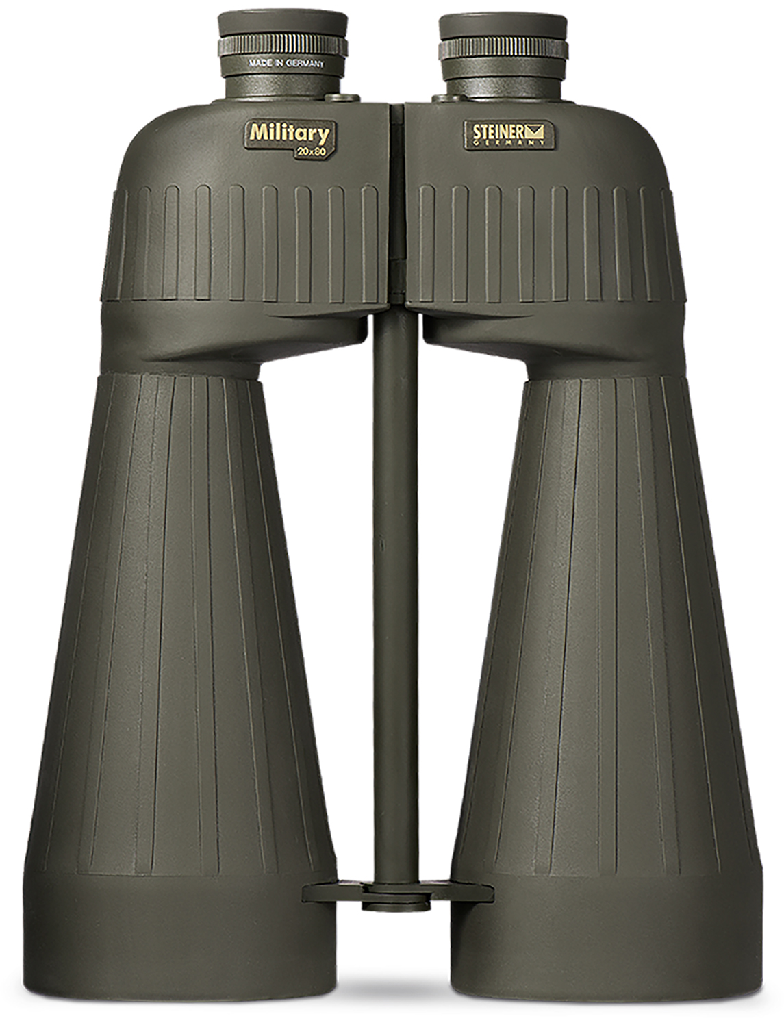 Steiner 2675 M2080  20x80mm Floating Prism Green Rubber Armor Makrolon Features Tripod Mount
