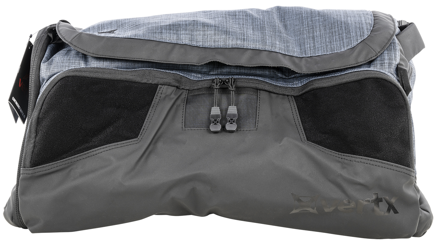 Vertx VTX5090HNV/GBKN Contingency Duffel Bag 45L Heather Navy with Galaxy Black Accents 600D Polyester with Weapon Sleeve, Full Length Zipper  Padded Handles | 190449246265