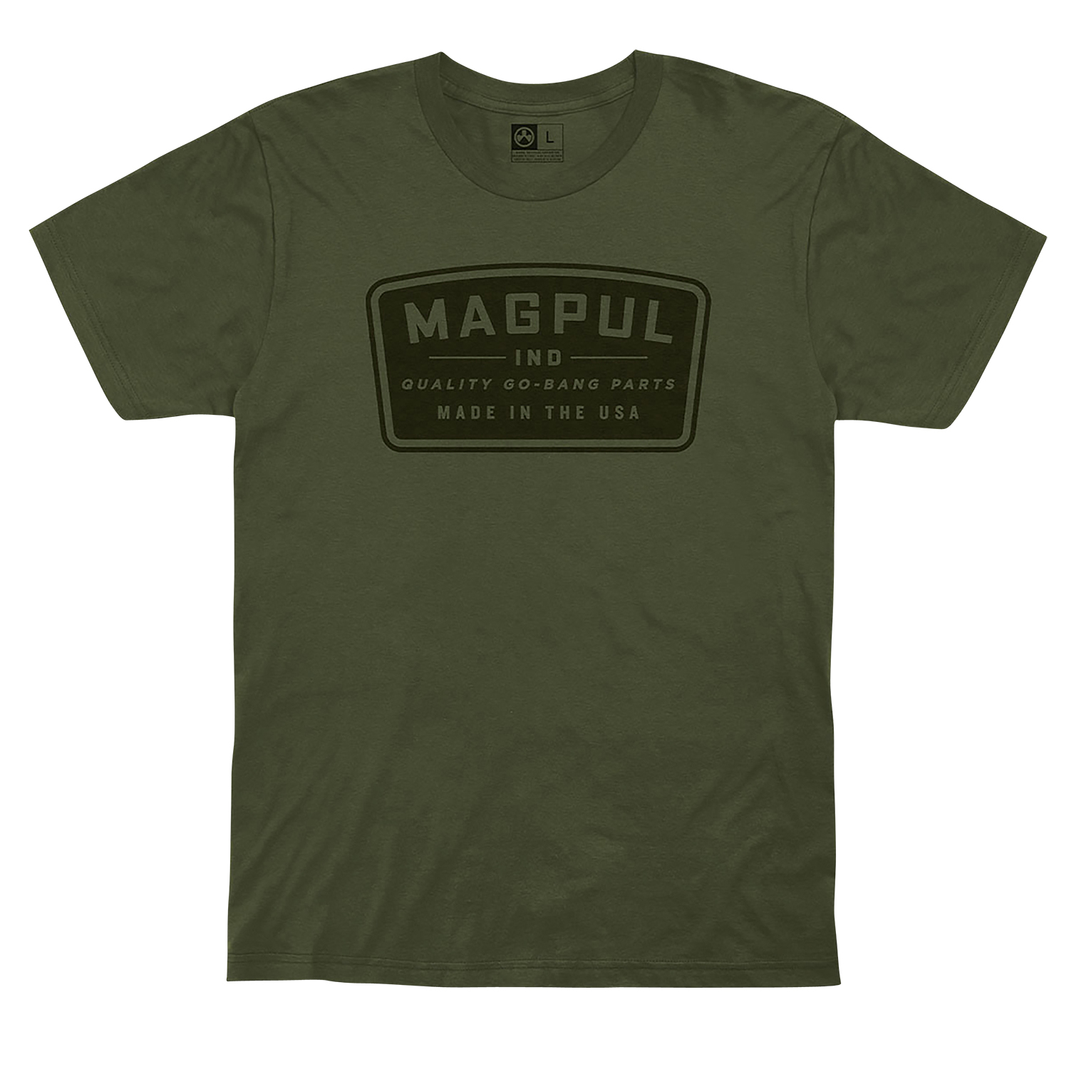 Magpul MAG1111-316-XL Go Bang Parts  Olive Drab Cotton Short Sleeve XL