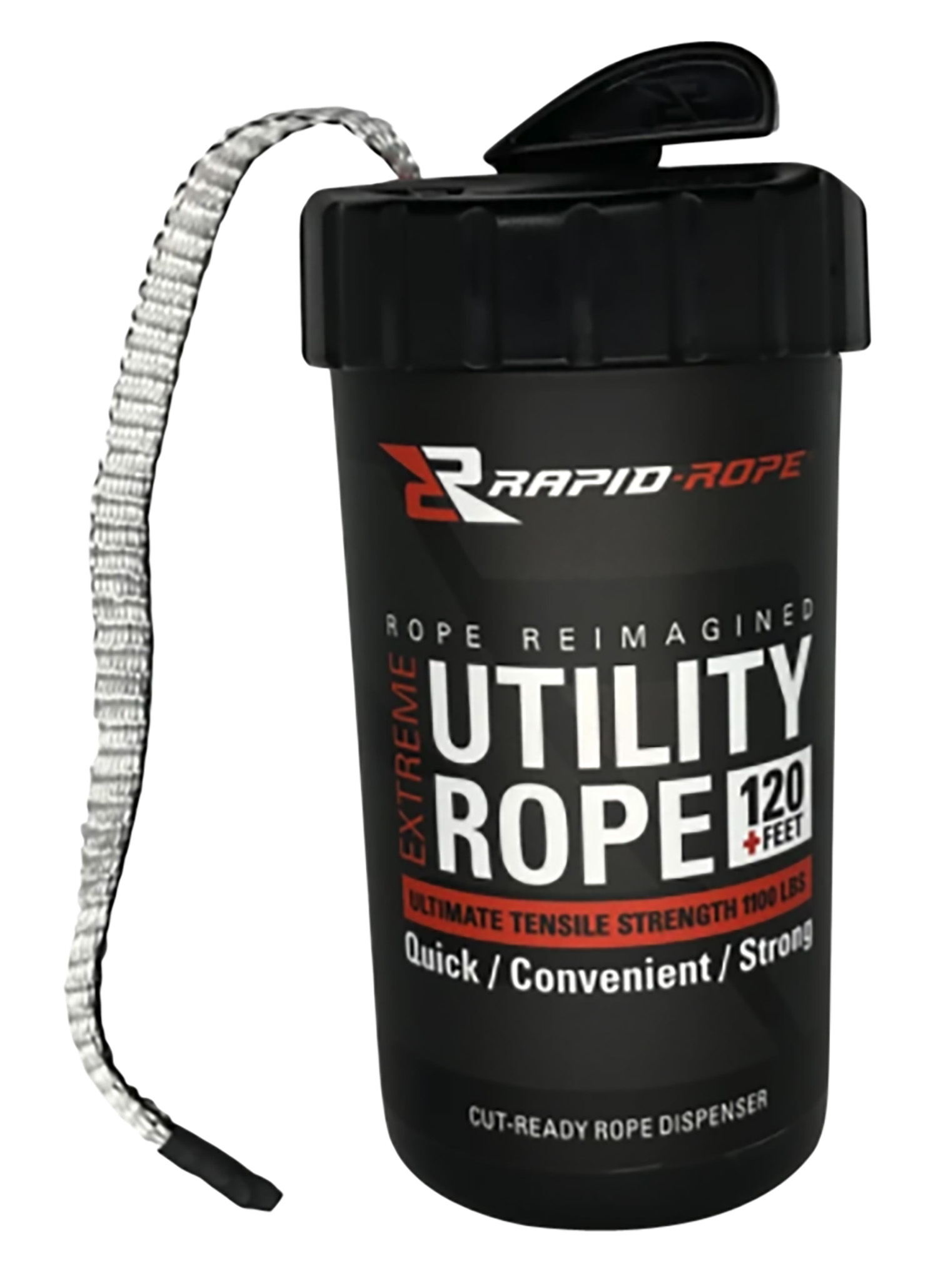 RapidRope RRCW6003 Rope Canister  White 120 Long 6.30 Inch Long | 850018546003