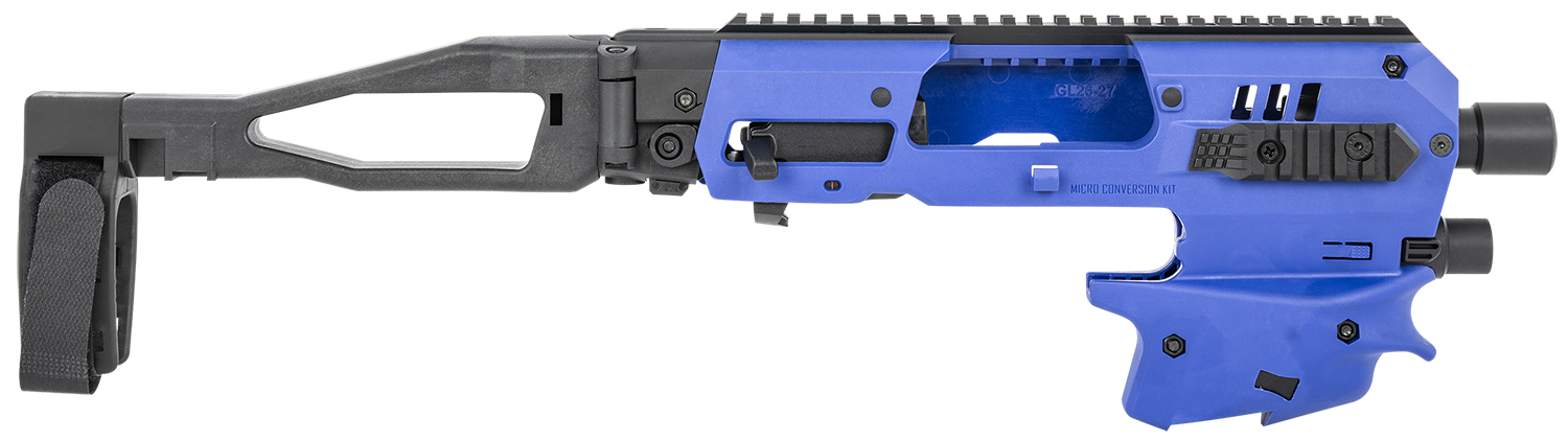CAA MCK26/27GEN2 MCK Standard Conversion Kit Blue Frame with Black Gen 2 Stabilizer for Glock 26/27