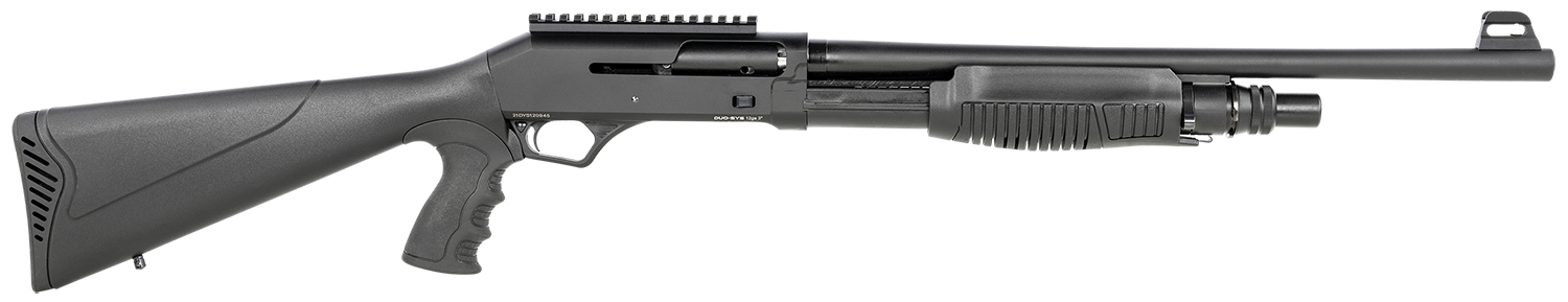 SDS Imports DSF12 DuoSys Force  12 Gauge Pump/SemiAuto Hybrid 3 Inch 51 19 Inch Barrel, Black Steel Receiver, Synthetic Fixed Stock w/Pistol Grip Includes 3 Chokes  | 12GA | 713135218867