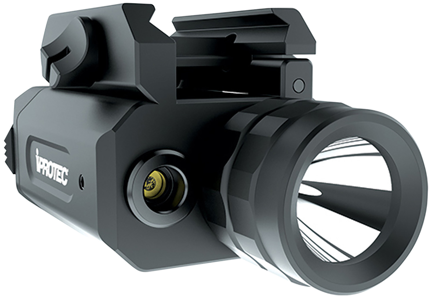 iProtec 6568 RM230LSR  5mW Red Laser with 650 nm Wavelength, 46 Lumens Low-230 Lumens High White LED Light Black Finish for Rail-Equipped Long Guns, Pistols (Except Subcompacts)