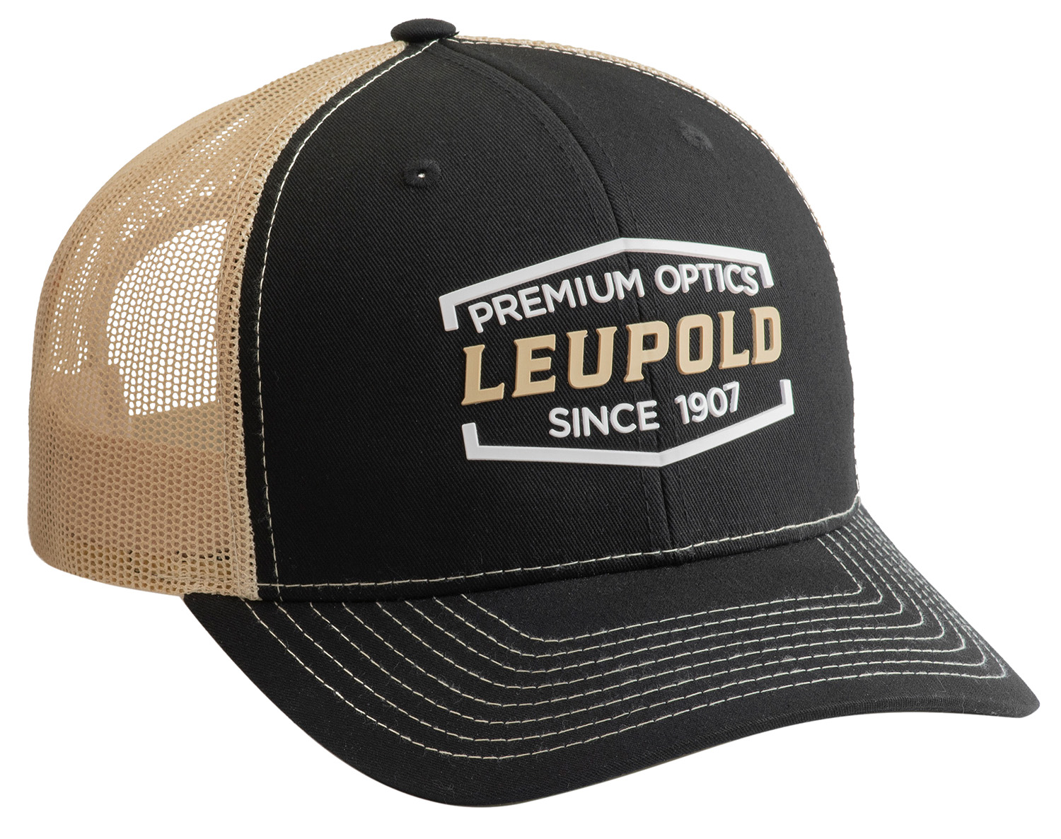 Leupold 179860 Trucker Premium Optics Black/Gold SemiStructured | 030317026547