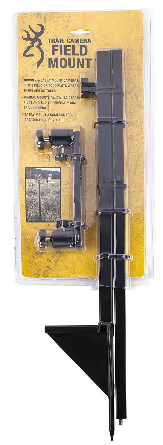 Browning Trail Cameras CFM Field Mount  Fits Browning Trail Cameras Black Powder Coated Steel