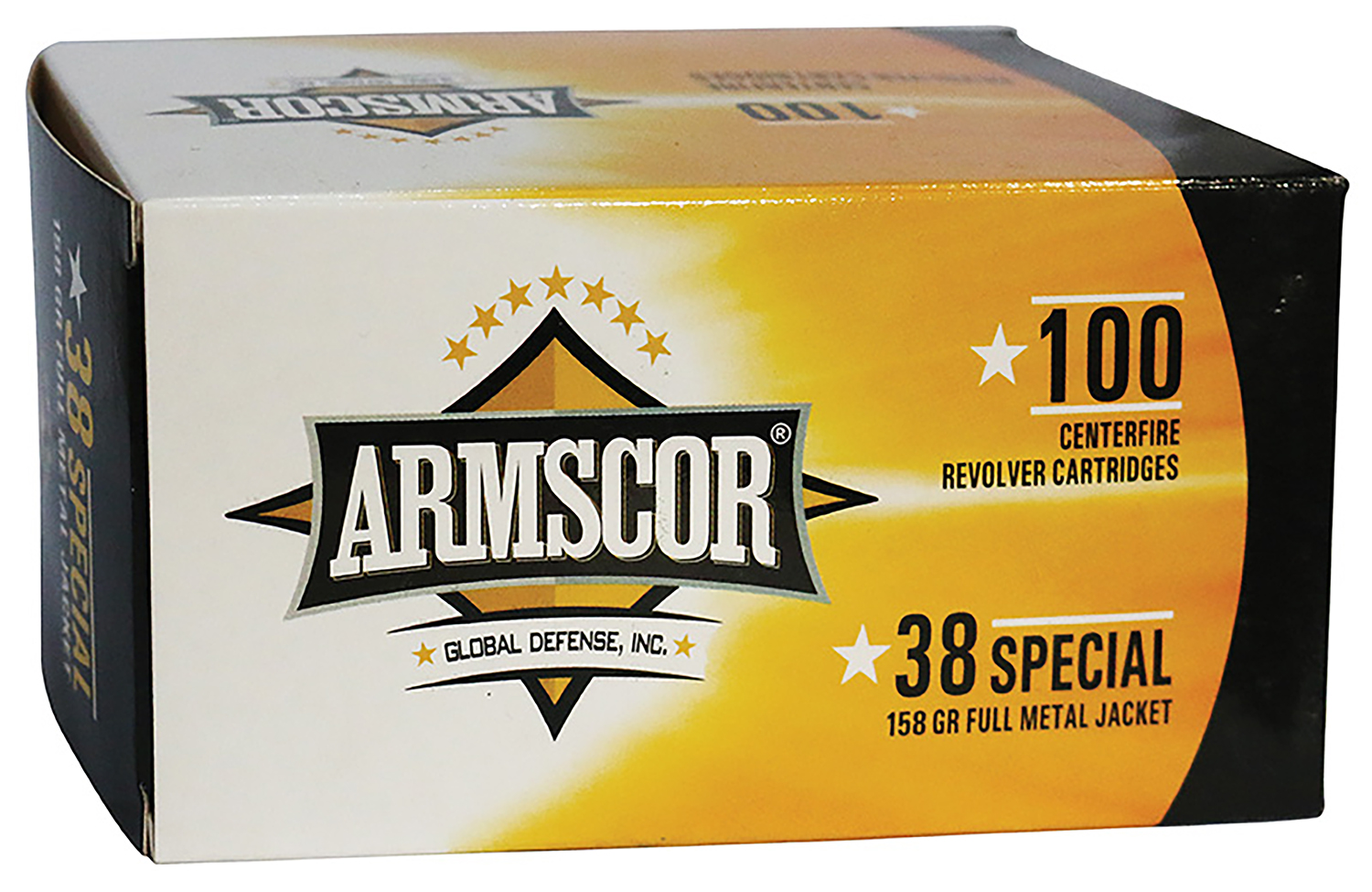 Armscor 50449 Precision Value Pack 38 Special 158 gr Full Metal Jacket (FMJ) 100 Per Box/12 Cs