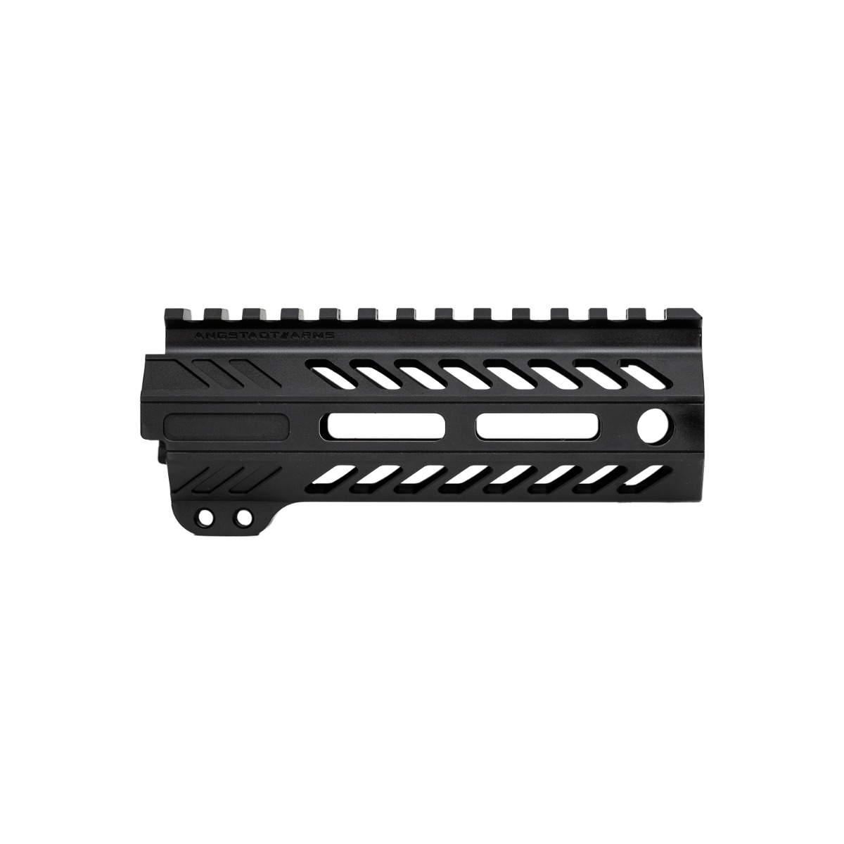 Angstadt Arms AA055HGMLT Ultra Light Handguard  made of Aluminum with Black Anodized Finish, M-LOK Style, Picatinny Rail & 5.50