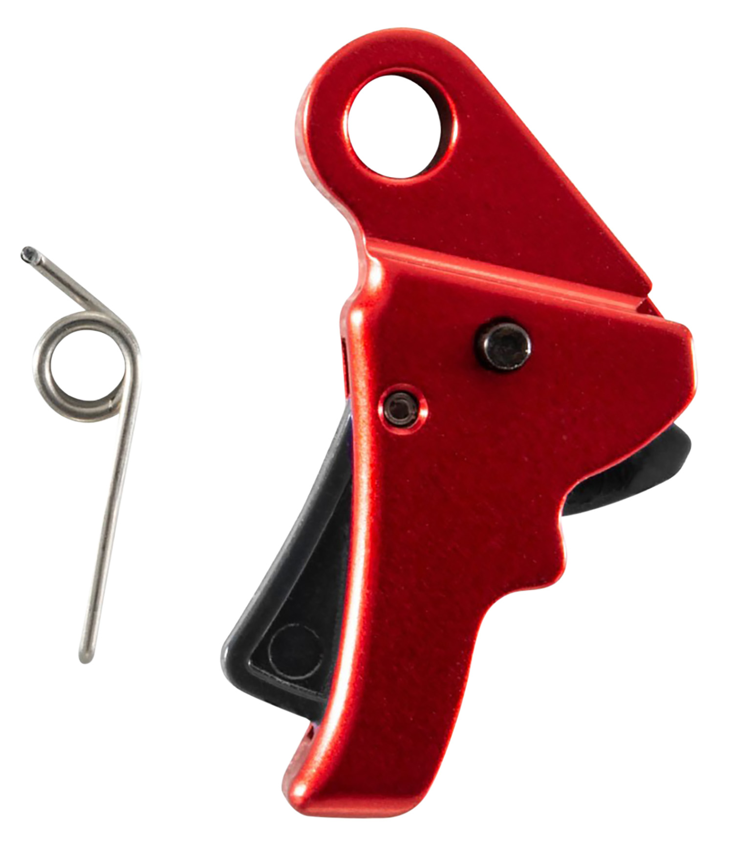 Apex Tactical 115153 Action Enhancement Trigger Kit Drop-In Flat Trigger with 5-5.50 lbs Draw Weight & Red Finish for Springfield XD-S Mod.2