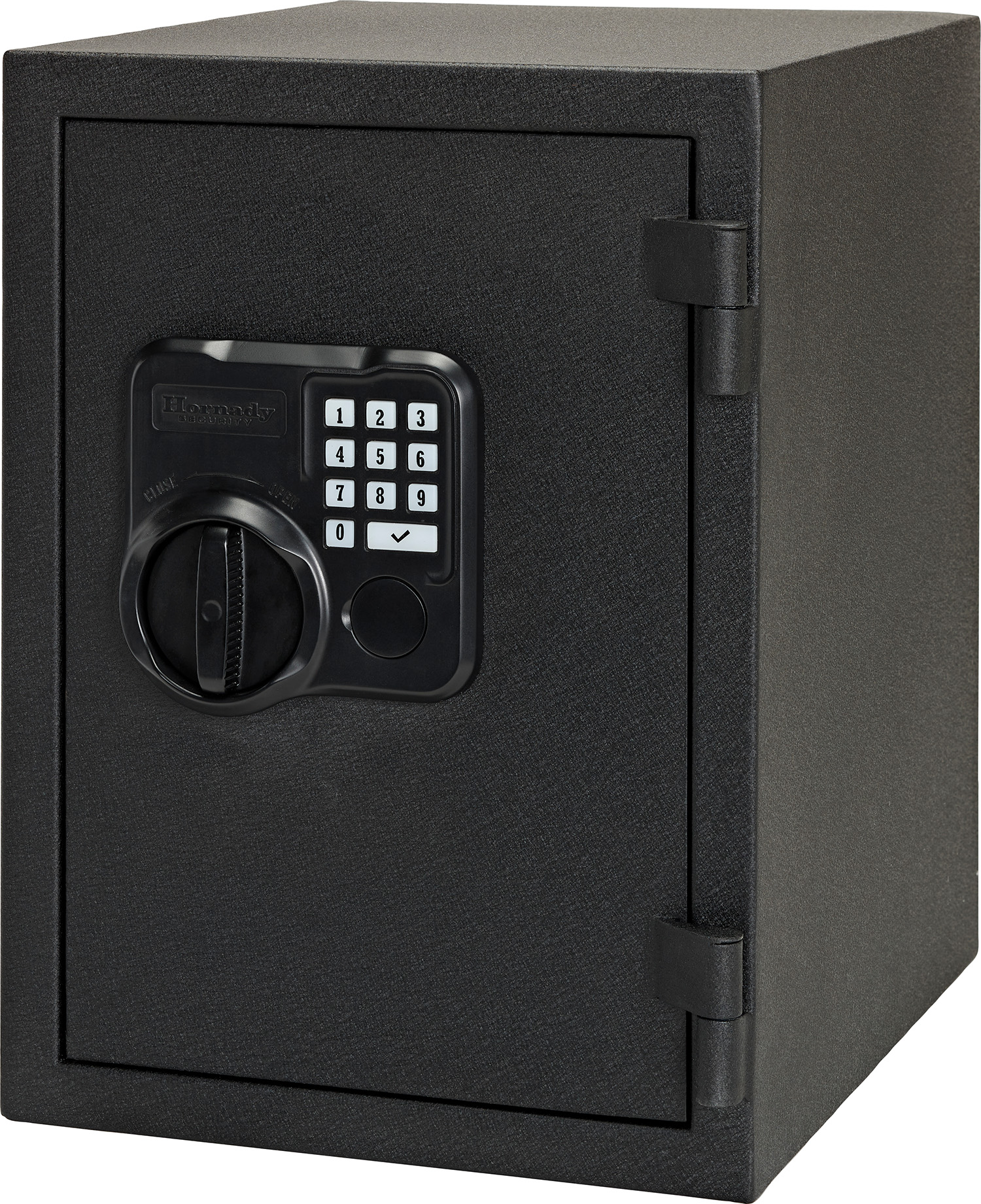 Hornady 95407 Fireproof Safe  Keypad/Key Entry Black Powder Coat Black Steel Holds 2 Handguns 12