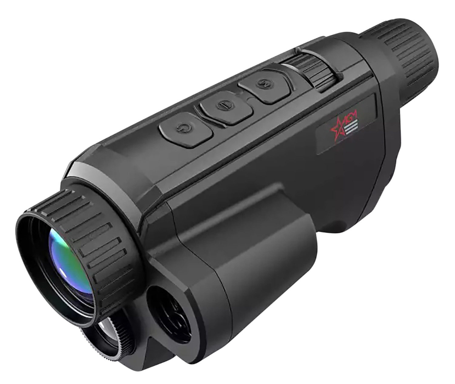 AGM Global Vision 3142451305FM31 Fuzion LRF TM35-384 Thermal Monocular Black 3.5-28x 35mm 384x288, 50Hz Resolution 1x/2x/4x/8x Zoom Features Rangefinder