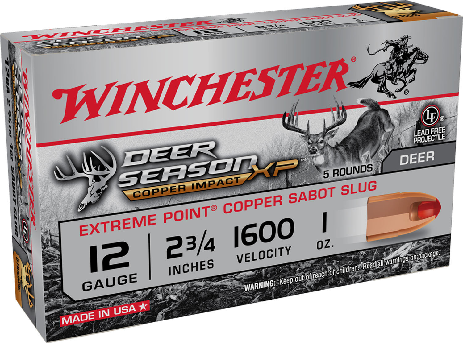 Winchester Ammo X12CLF Copper Impact  12 Gauge 2.75
