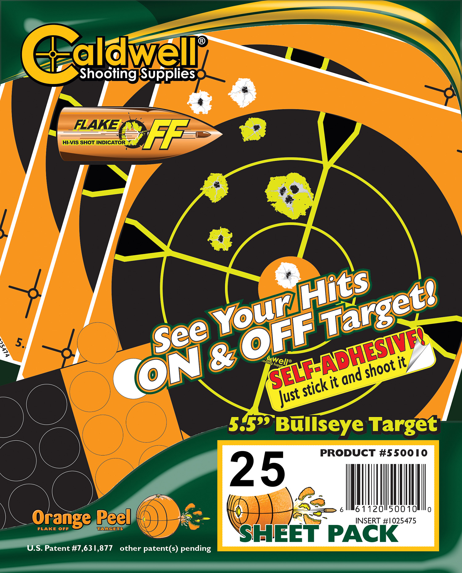 CALDWELL BULLSEYE TRGT 5.5 Inch 25PK | 661120652052