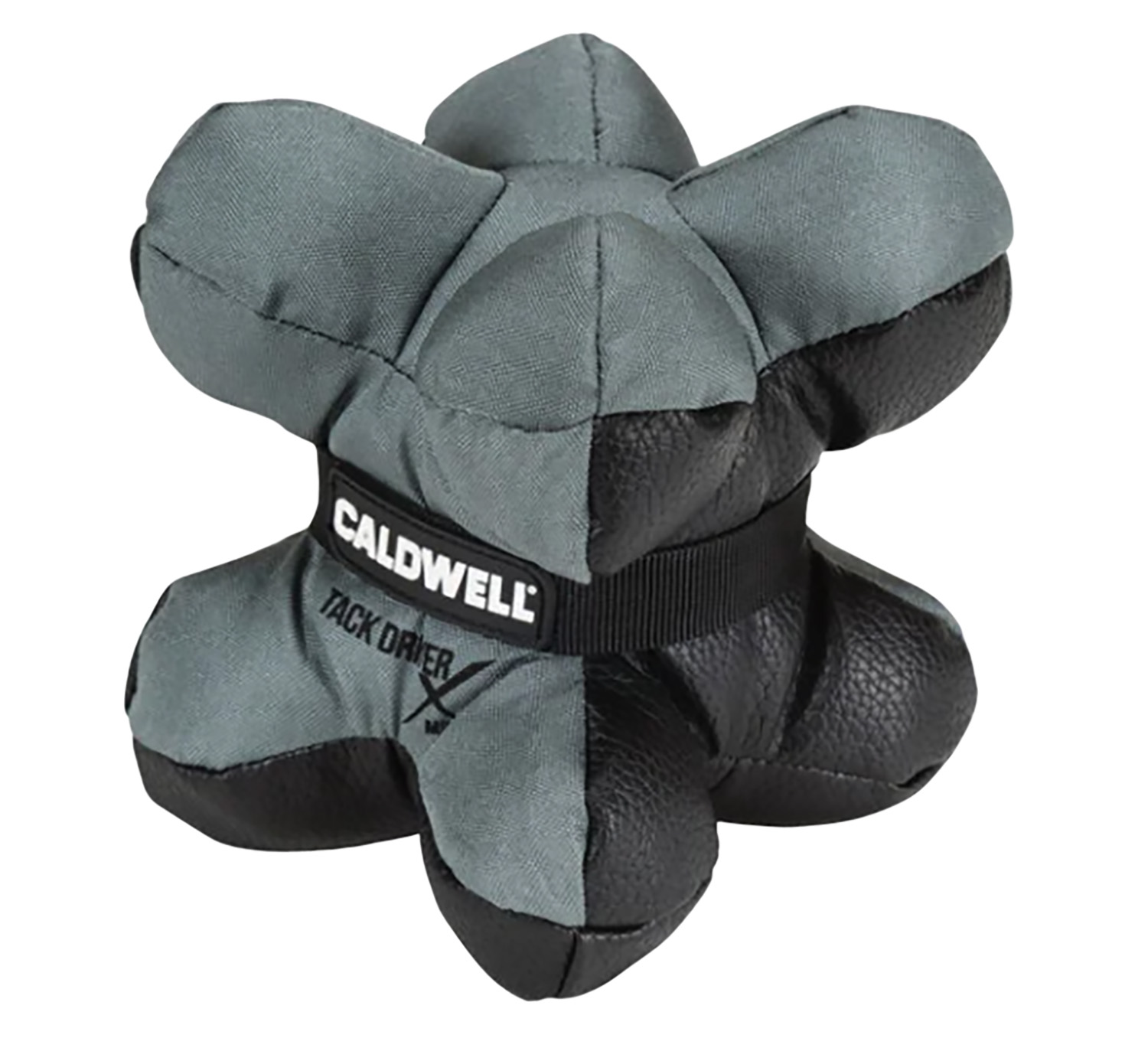 Caldwell 1102666 Tack Driver X Mini with Gray & Black Finish, Rubber Bottom, Plastic Pellet Filled, weighs 1.50 lbs & 5.50