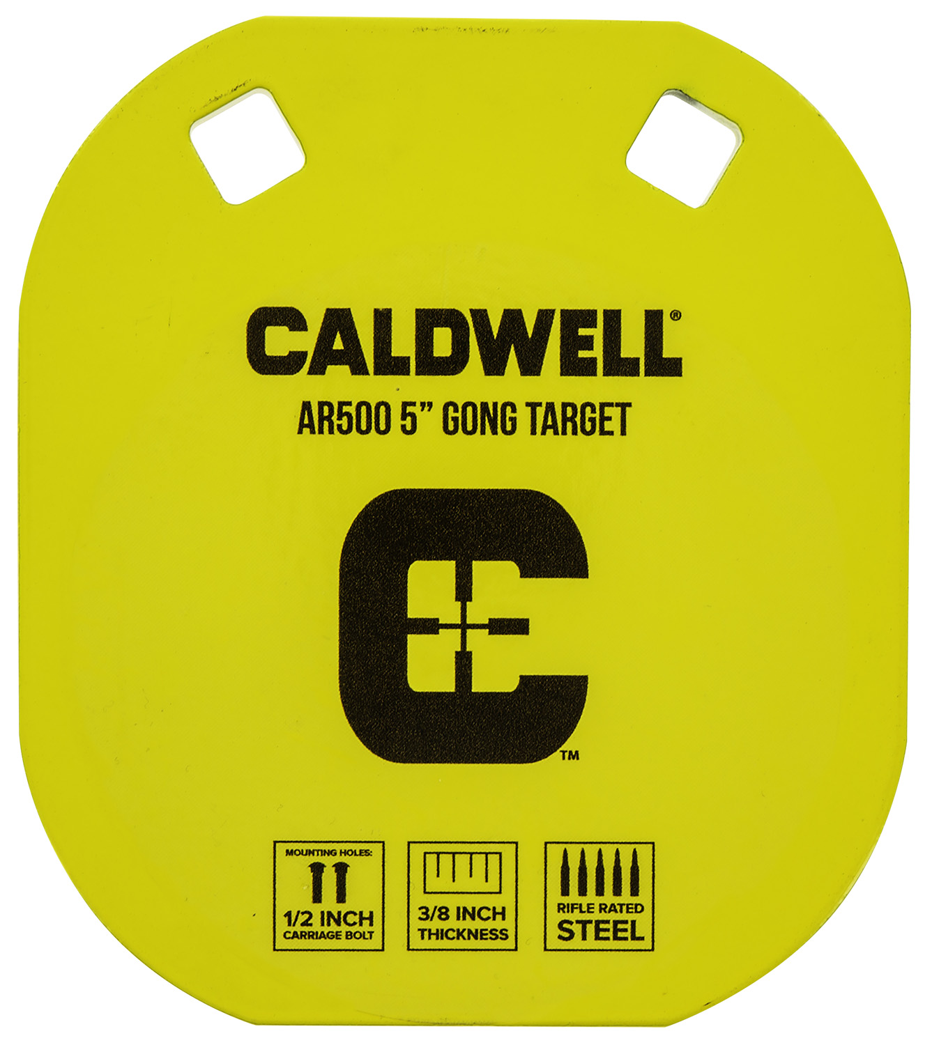 CALDWELL AR500 5 Inch YELLOW | 661120079446
