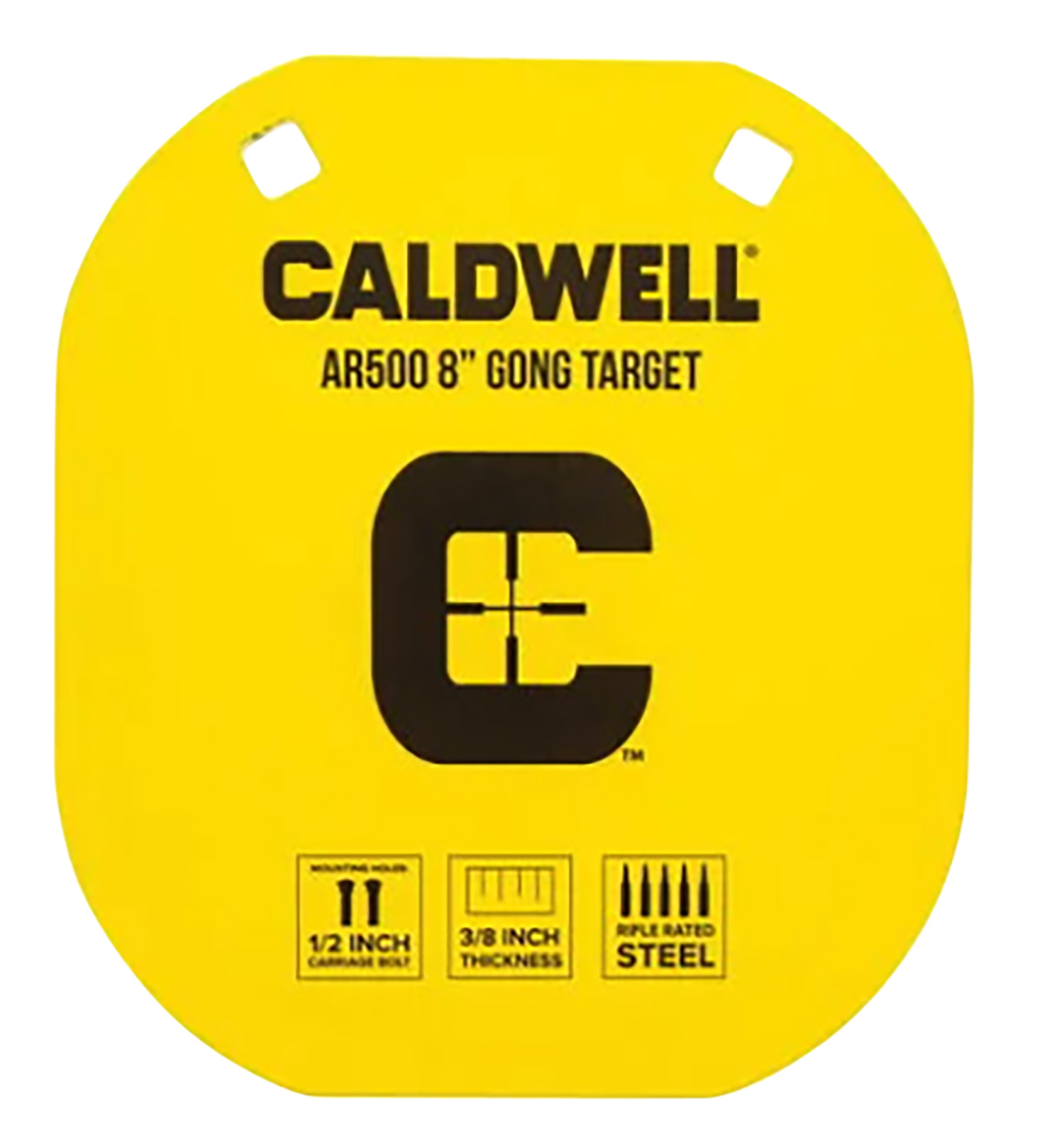 CALDWELL AR500 8 Inch YELLOW | 661120079460