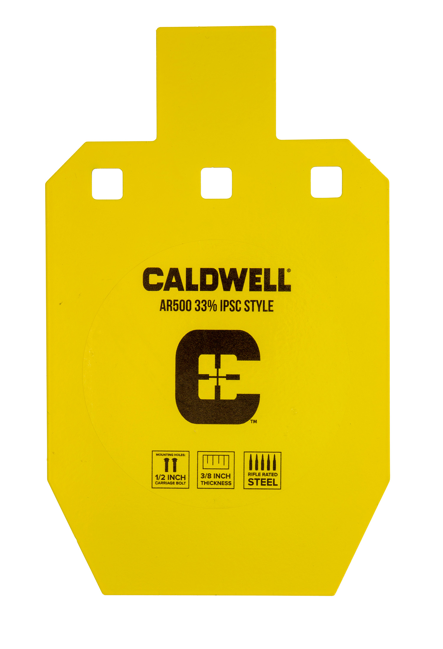 CALDWELL AR500 33 IPSC STEEL TARGET | 661120079439