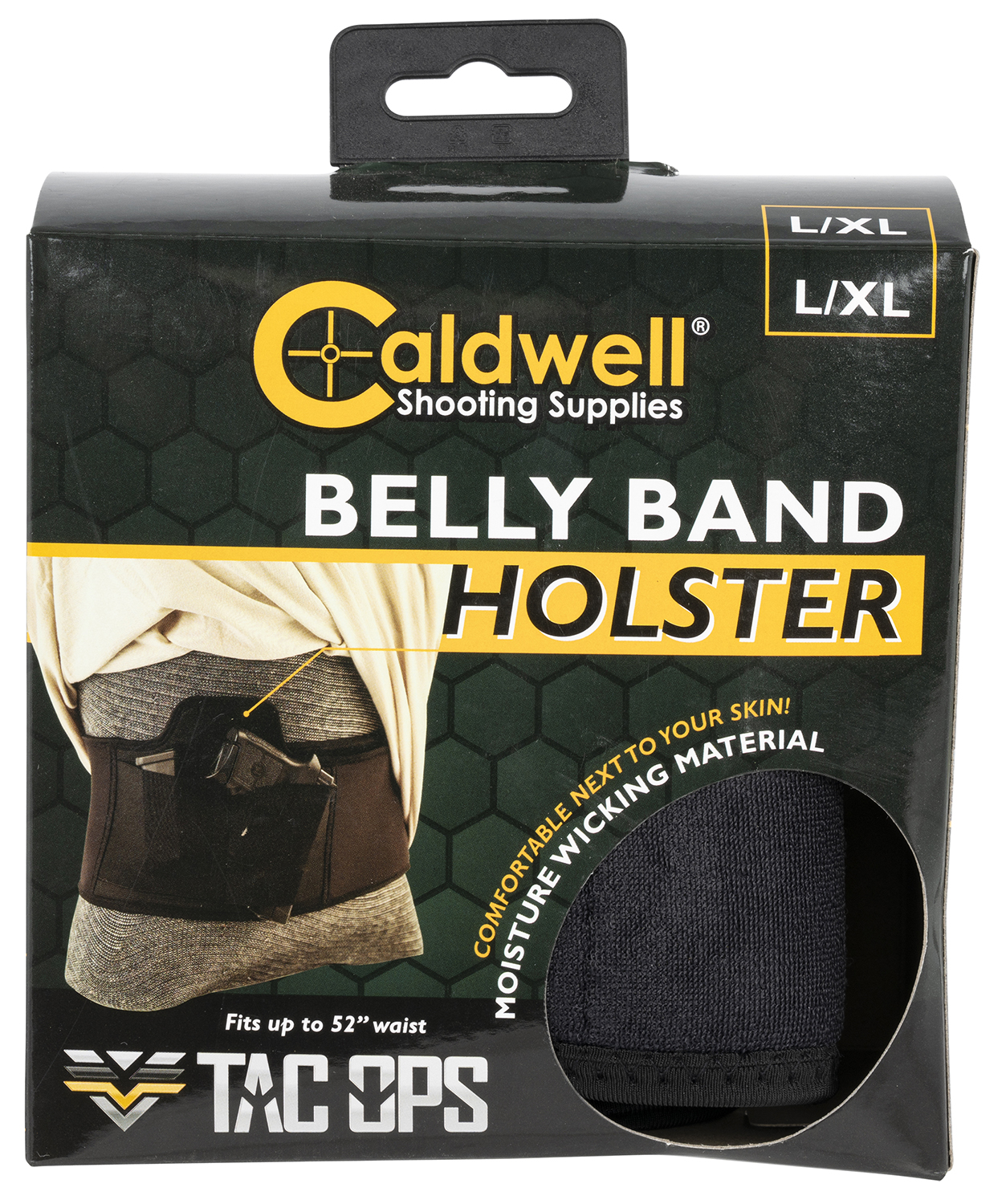 Battenfeld 1092405 Tac Ops Belly Band Holster XL Moisture Wicking Brown