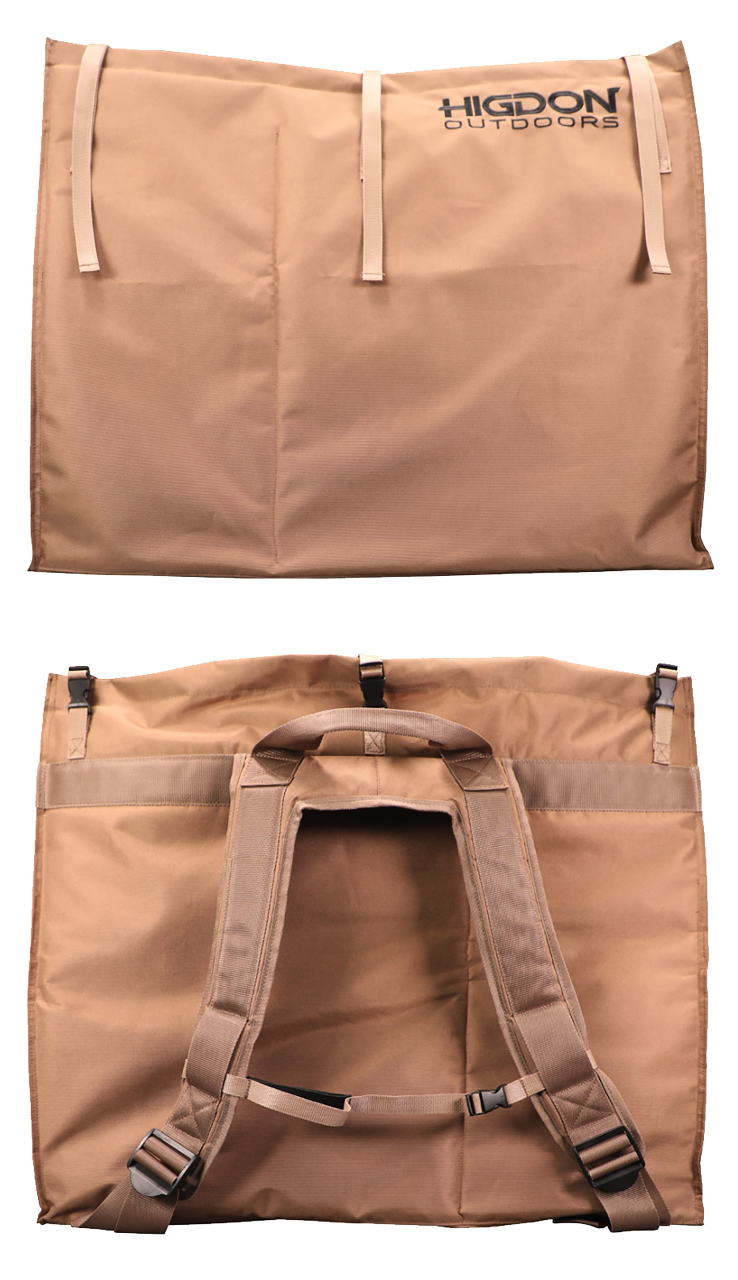 Higdon Outdoors 37195 X-Slot Turkey Bag Universal Tan 600D Polyester