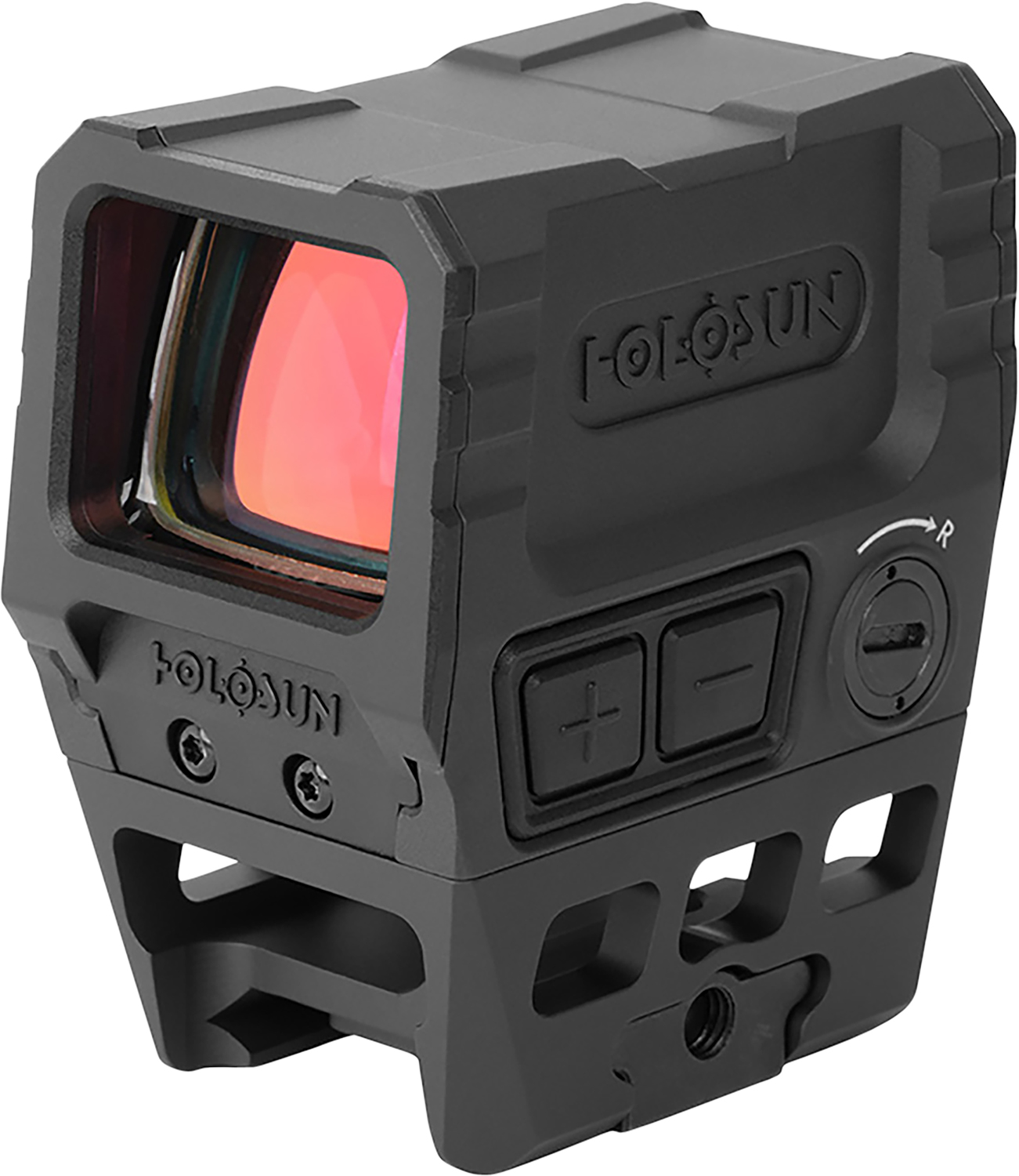 Holosun AEMSCORE110101 AEMS CORE Red  Black Anodized 1.1 x 0.87 2 MOA Red Dot Reticle
