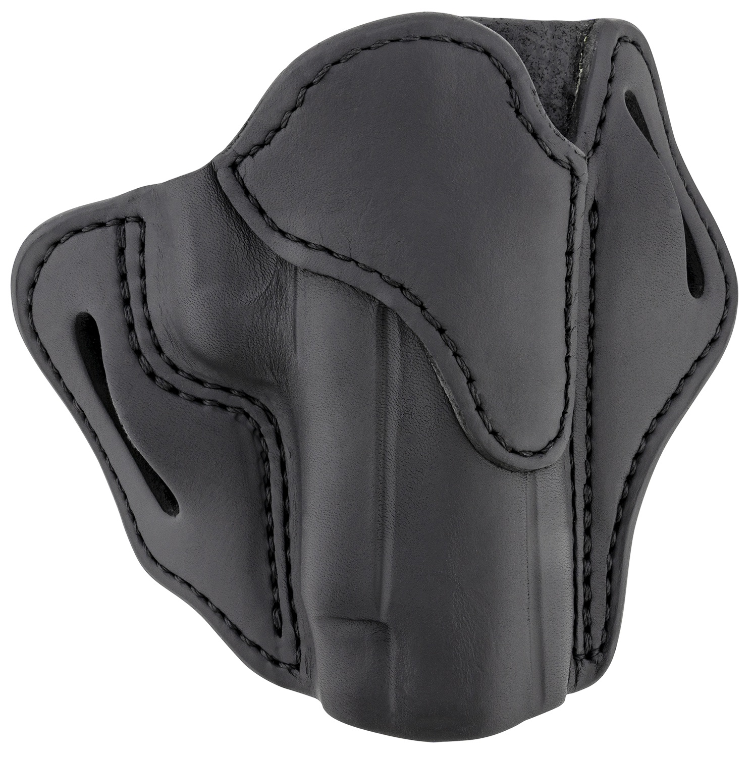1791 Gunleather ORBH23SBLR BH2.3 Optic Ready OWB Size 2.3 Stealth Black Leather Belt Slide Compatible w/Glock 17/S&W M&P Shield/Walther PPQ Right Hand