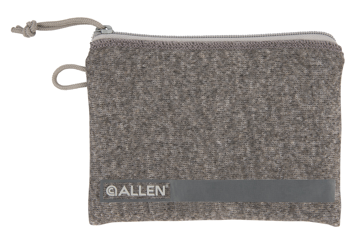 Allen 3625 Pistol Pouch  made of Gray Polyester with Lockable Zippers, ID Label & Fleece Lining Holds Compact Size Handgun 5