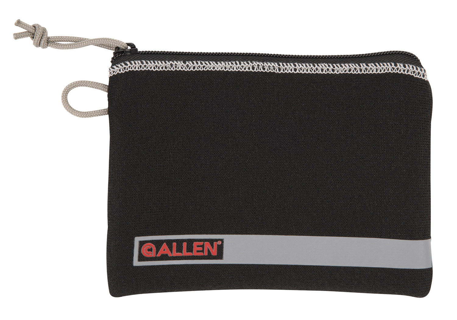 Allen 3626 Pistol Pouch  made of Black Polyester with Lockable Zippers, ID Label & Fleece Lining Holds Compact Size Handgun 5