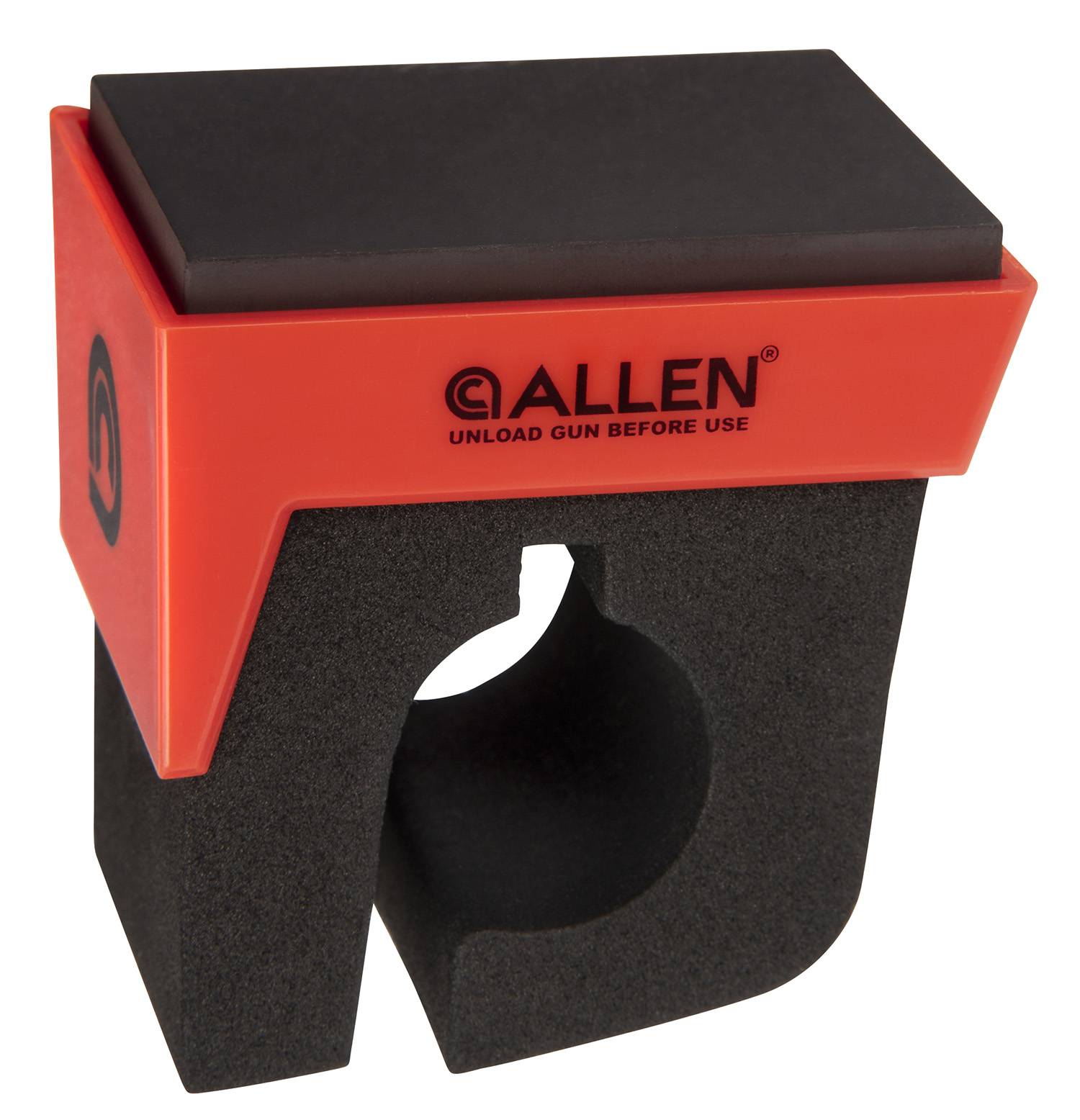 Allen 5657 Firearm & Fishing Rod Magnetic Holder Black/Red Magnet Holds 1 Rifle/Shotgun