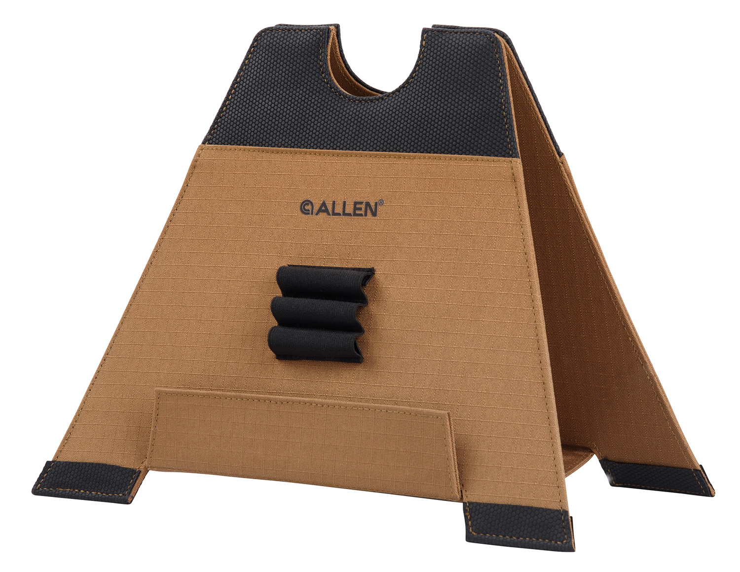 Allen 18414 X-Focus Shooting Rest made of Coyote Polyester with Black Accents, Foldable Design, weighs 1.26 lbs & 12