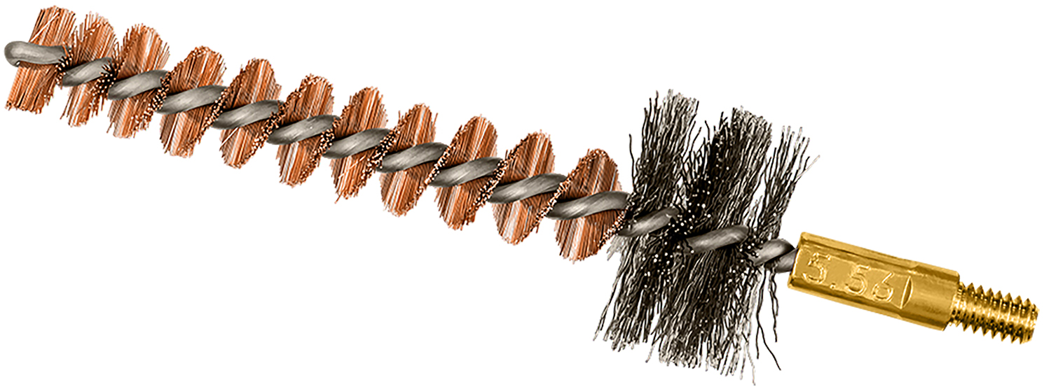 Otis FG367HT Chamber Brush  5.56mm Rifle 832 Thread 1 Inch Bronze/Steel Bristles  | 5.56x45mm NATO 223 GA | 014895003671