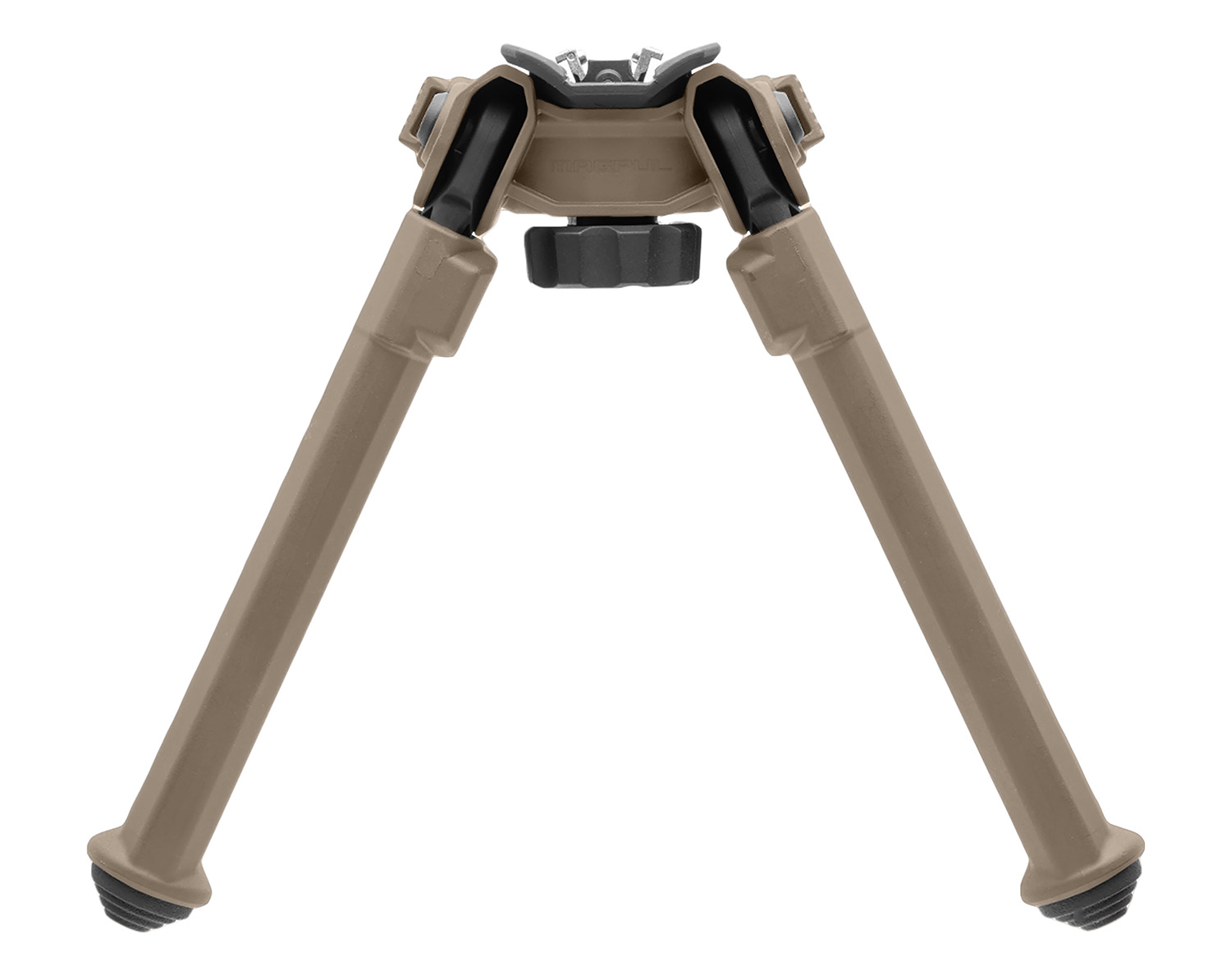 Magpul MAG1174-FDE MOE Bipod made of Polymer with Flat Dark Earth Finish, Rubber Feet, 7-10
