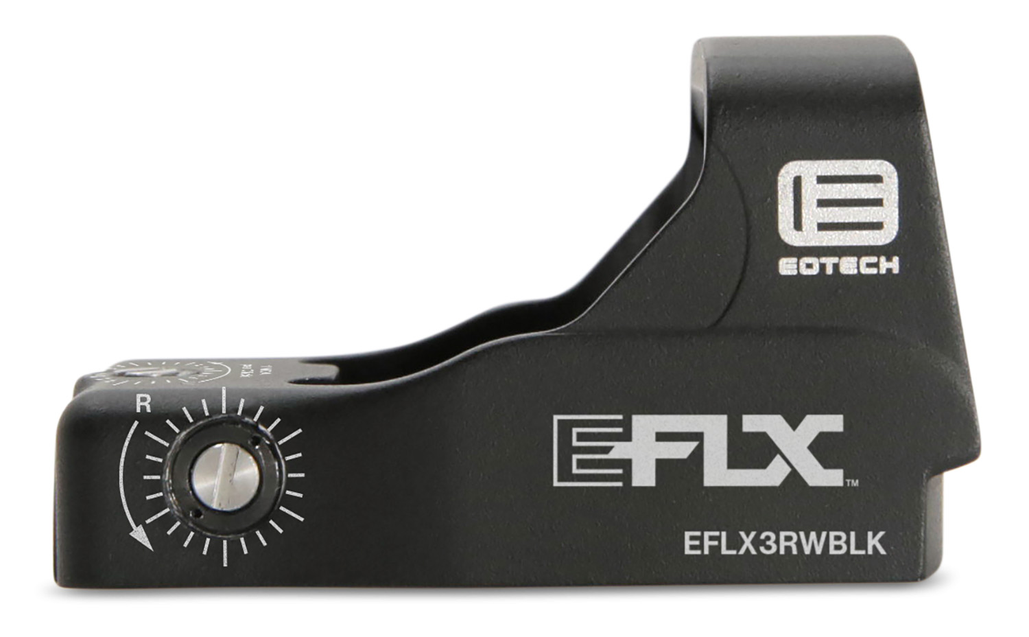 Eotech EFLX3RWBLK EFLX Mini  Black Anodized 1x 3 MOA Red Dot Reticle